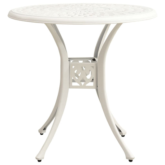 HKH Mesa de Jardim Alumínio Fundido - Branco