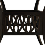 HKH Mesa de Jardim 90x90x73 Cm Alumínio Fundido Bronze - Marrom