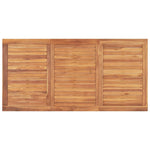 HKH Mesa de Jantar P/ Jardim 160x80x77 Madeira de Teca Maciça - Marrom