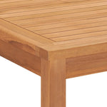 HKH Mesa de Jantar P/ Jardim 160x80x77 Madeira de Teca Maciça - Marrom