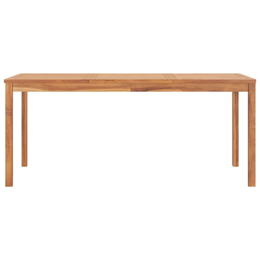 HKH Mesa de Jantar para Jardim Madeira Teca Maciça - Marrom