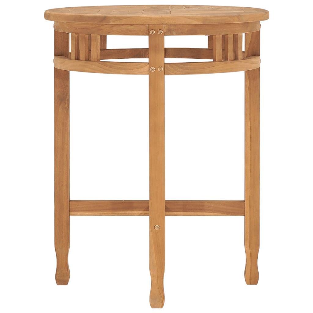 HKH Mesa de Bar de Madera de Teca Maciza