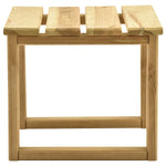 HKH Mesa de Espreguiçadeira 30x30x26 Cm Madeira de Pinho Impregnada - Verde