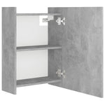HKH Armario Baño C/ Espejo en Cemento - Gris