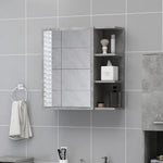 HKH Armario Baño C/ Espejo en Cemento - Gris