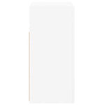 HKH Aparador Moderno de Madera Procesada con Luces LED - Blanco
