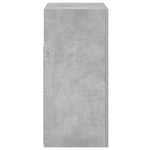 Aparador moderno HKH de madera de ingeniería con luces led - Gris Cemento