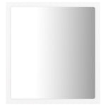 HKH Espelho de Casa de Banho com LED Acrílico - 40x8,5x37 Cm - Branco
