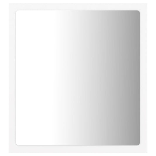 HKH Espelho de Casa de Banho com LED Acrílico - 40x8,5x37 Cm - Branco