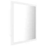 HKH Espelho de Casa de Banho com LED Acrílico - 40x8,5x37 Cm - Branco