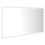 HKH Espejo de Baño C/ LED Acrílico - 80x8,5x37 Cm - Blanco