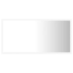 HKH Espejo de Baño C/ LED Acrílico - 80x8,5x37 Cm - Blanco