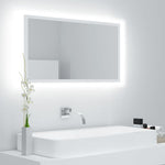 HKH Espejo de Baño C/ LED Acrílico - 80x8,5x37 Cm - Blanco