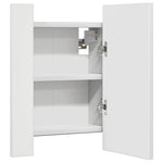 HKH Armario con Espejo para Baño LED Acrílico - 40x12x45 Cm - Blanco