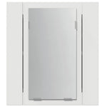 HKH Armario con Espejo para Baño LED Acrílico - 40x12x45 Cm - Blanco