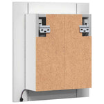 HKH Armario con Espejo para Baño LED Acrílico - 40x12x45 Cm - Blanco