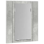 HKH Armario con Espejo para Baño LED Acrílico en Cemento - Gris