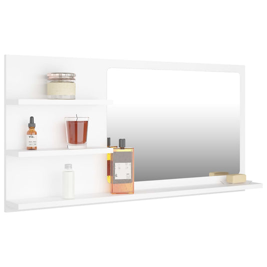 HKH Espelho de Casa de Banho - 90x10,5x45 Cm - Branco