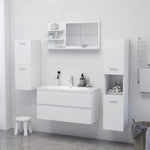 HKH Espelho de Casa de Banho - 90x10,5x45 Cm - Branco