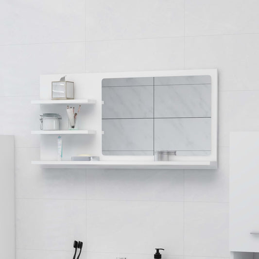 HKH Espelho de Casa de Banho - 90x10,5x45 Cm - Branco