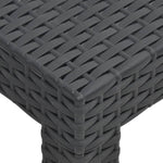 HKH Mesa de Jardim 58x58x41 Cm Vime Pp - Antracite