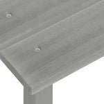 HKH Cadeira de Jardim Adirondack com Mesa Madeira de Abeto - Cinzento