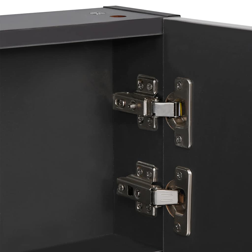HKH Armario con espejo para baño con LED - 89x14x62 cm
