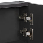 HKH Armario con espejo para baño con LED - 89x14x62 cm