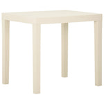 HKH Mesa de Jardim 79x65x72 Cm Plástico - Branco