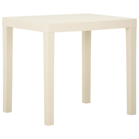 HKH Mesa de Jardim 79x65x72 Cm Plástico - Branco