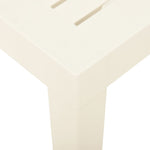HKH Mesa de Jardim 79x65x72 Cm Plástico - Branco
