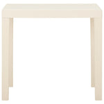 HKH Mesa de Jardim 79x65x72 Cm Plástico - Branco