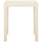 HKH Mesa de Jardim 79x65x72 Cm Plástico - Branco