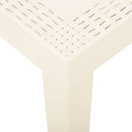 HKH Mesa de Jardim 79x65x72 Cm Plástico - Branco