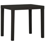HKH Mesa de Jardim 79x65x72 Cm Plástico - Antracite