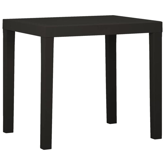 HKH Mesa de Jardim 79x65x72 Cm Plástico - Antracite