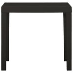 HKH Mesa de Jardim 79x65x72 Cm Plástico - Antracite