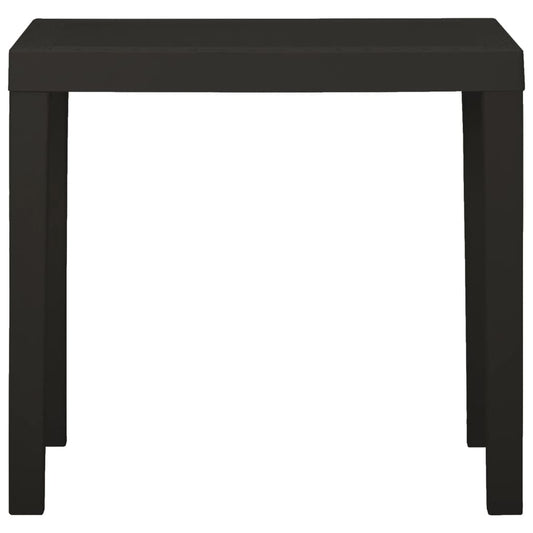 HKH Mesa de Jardim 79x65x72 Cm Plástico - Antracite