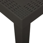 HKH Mesa de Jardim 79x65x72 Cm Plástico - Antracite