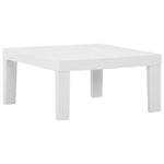 HKH Mesa Lounge de Jardim Plástico - Branco