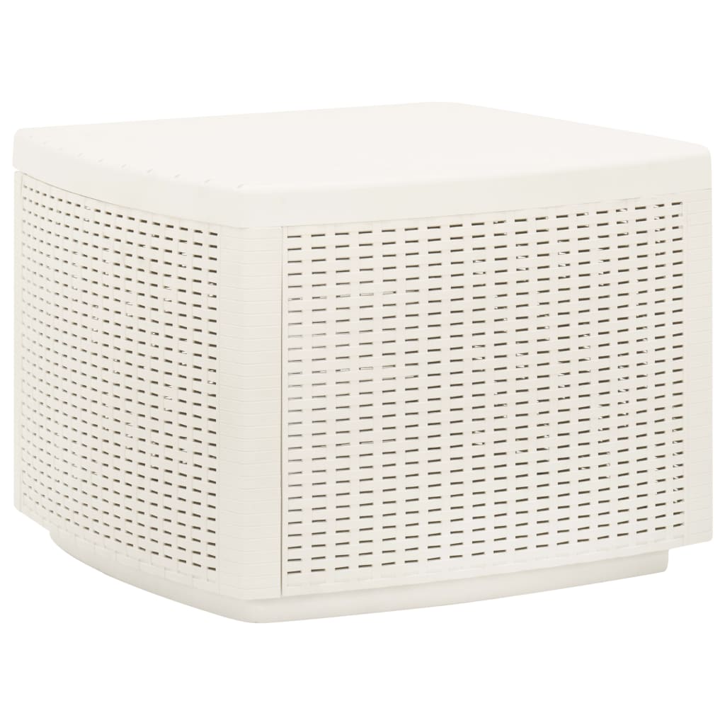 HKH Mesa de Jardim 53x53x40 Cm Plástico - Branco