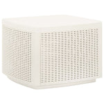 HKH Mesa de Jardim 53x53x40 Cm Plástico - Branco