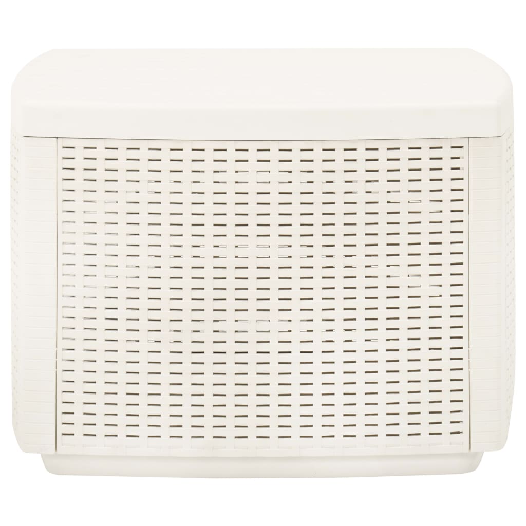 HKH Mesa de Jardim 53x53x40 Cm Plástico - Branco