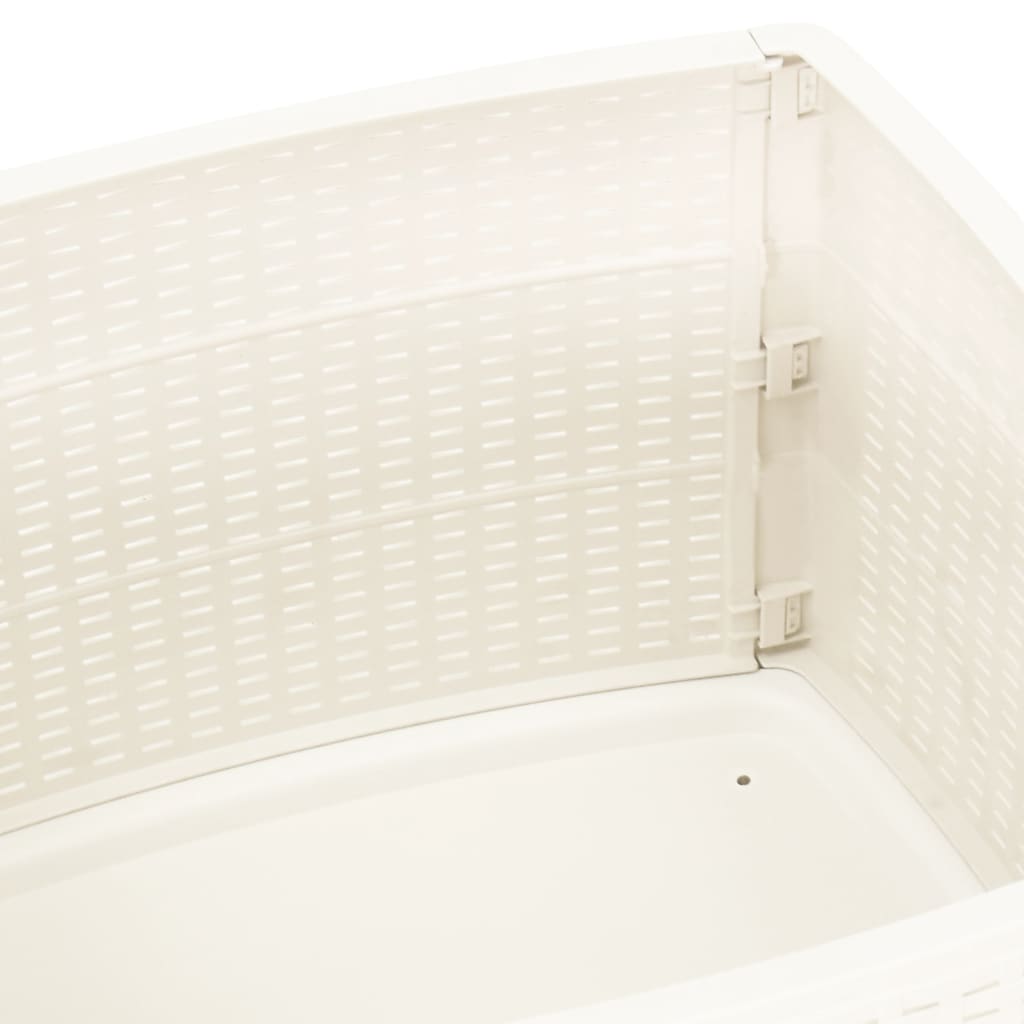 HKH Mesa de Jardim 53x53x40 Cm Plástico - Branco