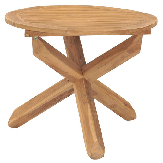 HKH Mesa de Jantar para Jardim Ã˜ Madeira de Teca Maciça - Marrom