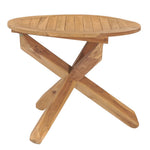 HKH Mesa de Jantar para Jardim Ã˜ Madeira de Teca Maciça - Marrom