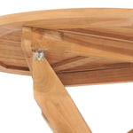 HKH Mesa de Jantar para Jardim Ã˜ Madeira de Teca Maciça - Marrom