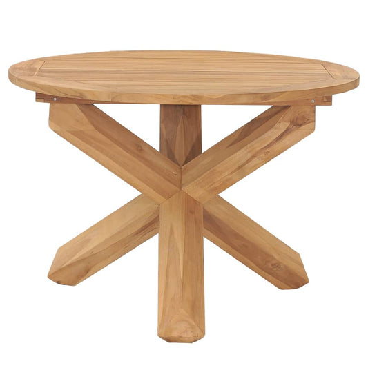 HKH Mesa de Jantar para Jardim Ã˜ Madeira de Teca Maciça - Marrom
