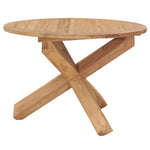 HKH Mesa de Jantar para Jardim Ã˜ Madeira de Teca Maciça - Marrom
