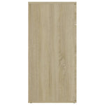 HKH Aparador de Madera Procesada con 2 Puertas y 1 Cajón 80 X 36 X 75 Cm - Roble Sonoma